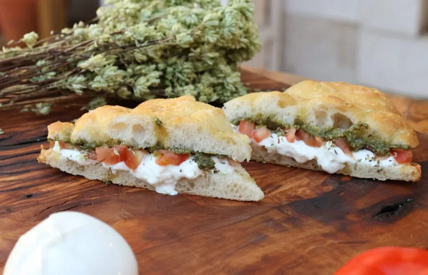 The Vegetarians focaccia