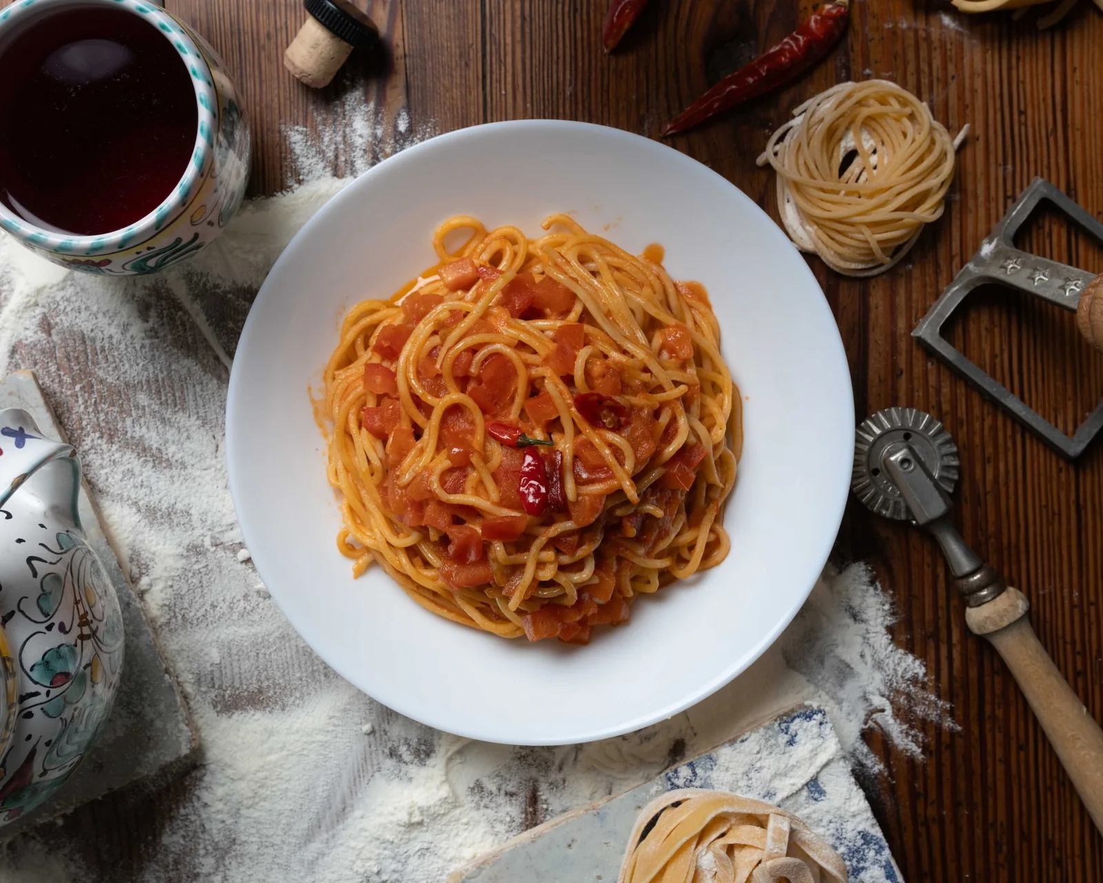 Arrabbiata at Aqafarina