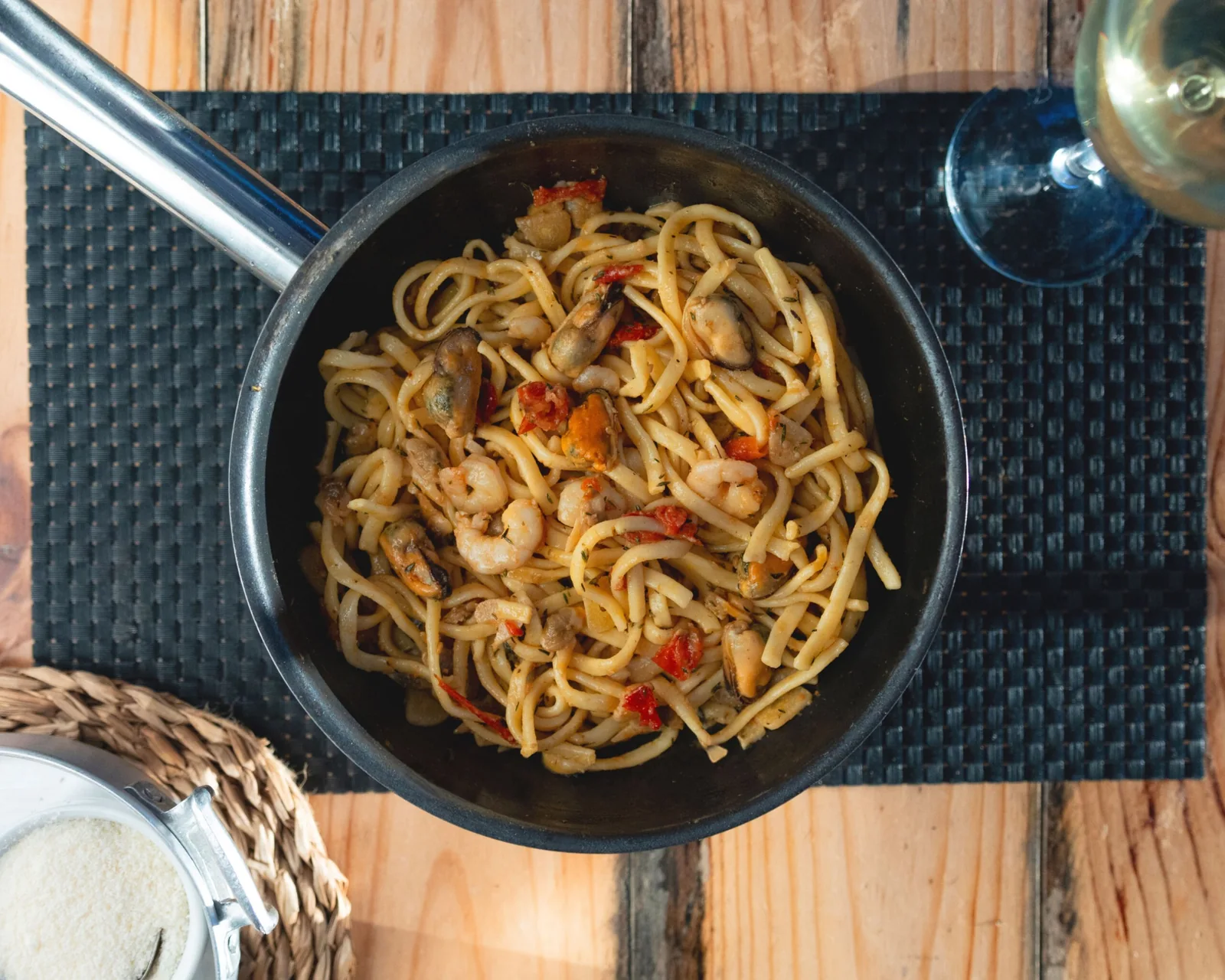 Linguine ai Frutti di Mare at Aqafarina